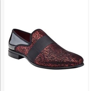 Red Glitter Loafers (Men’s)